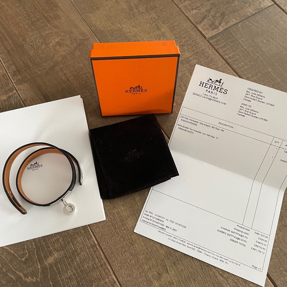 Hermès Kelly double tour bracelet